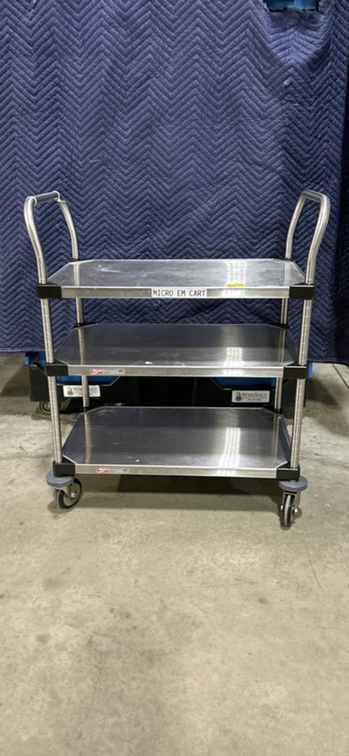 3 Tier SS Metro Push Cart