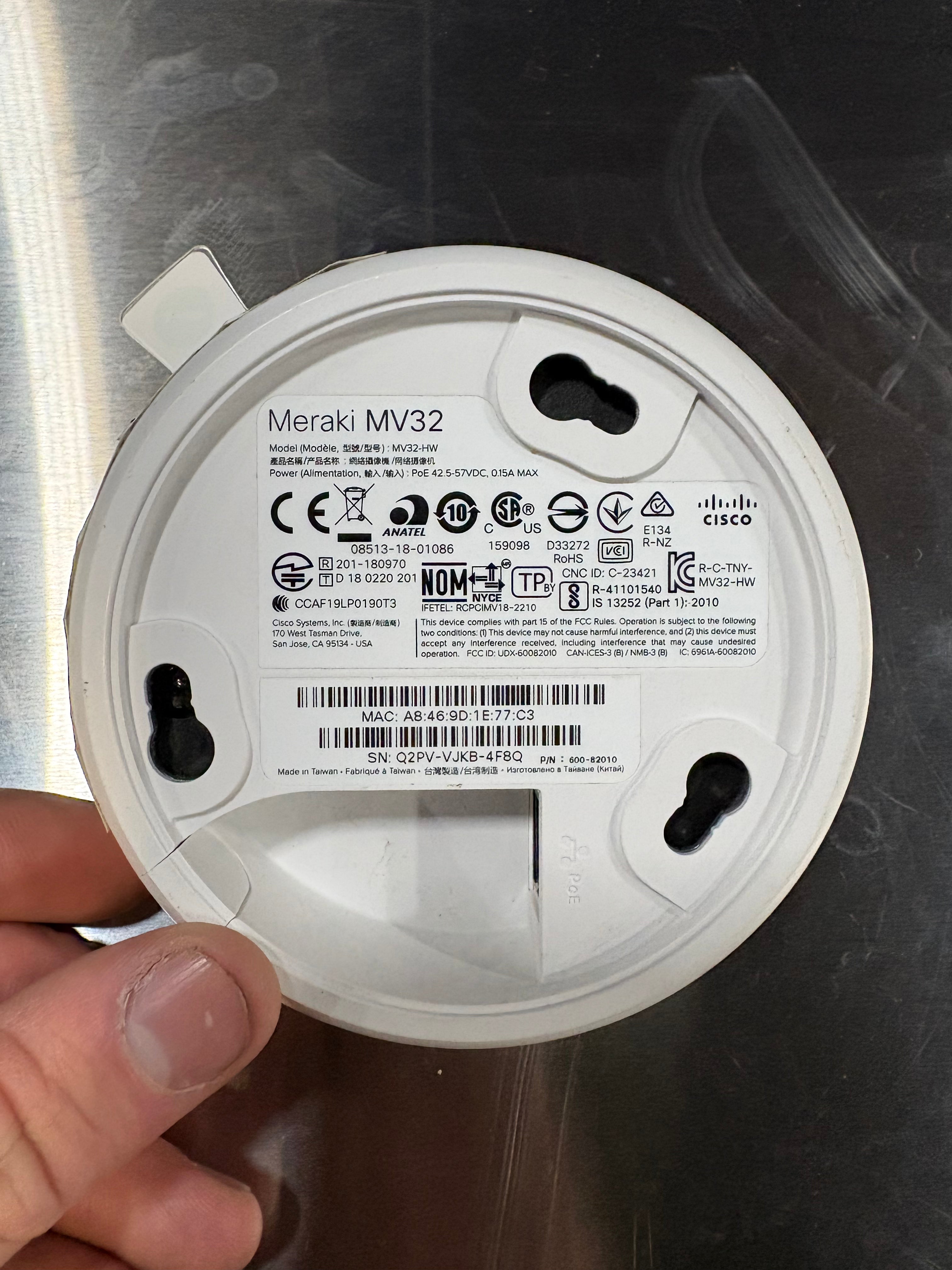 Used Cisco Indoor Security Camera