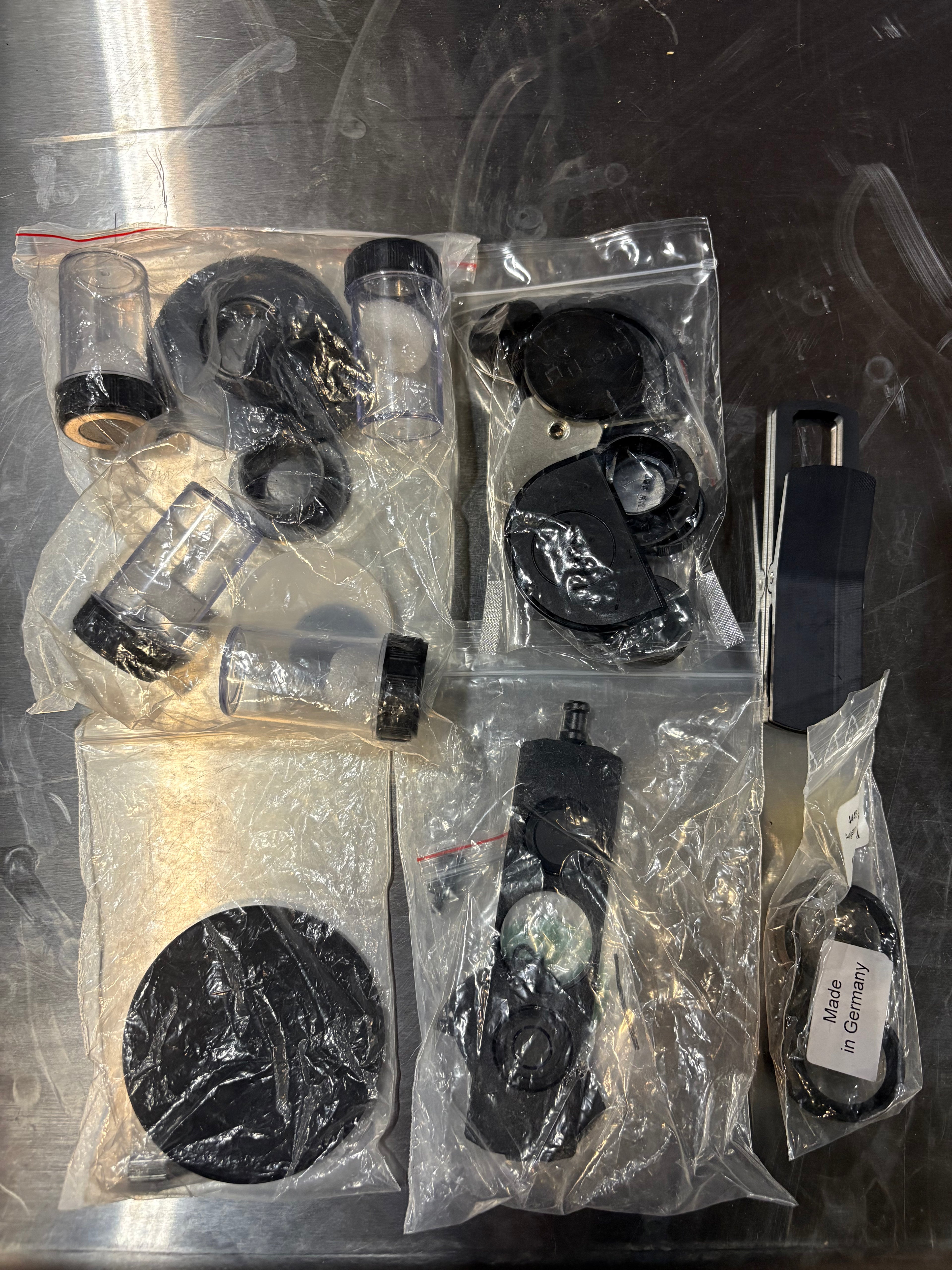 Multiple Used Microscope Accessories