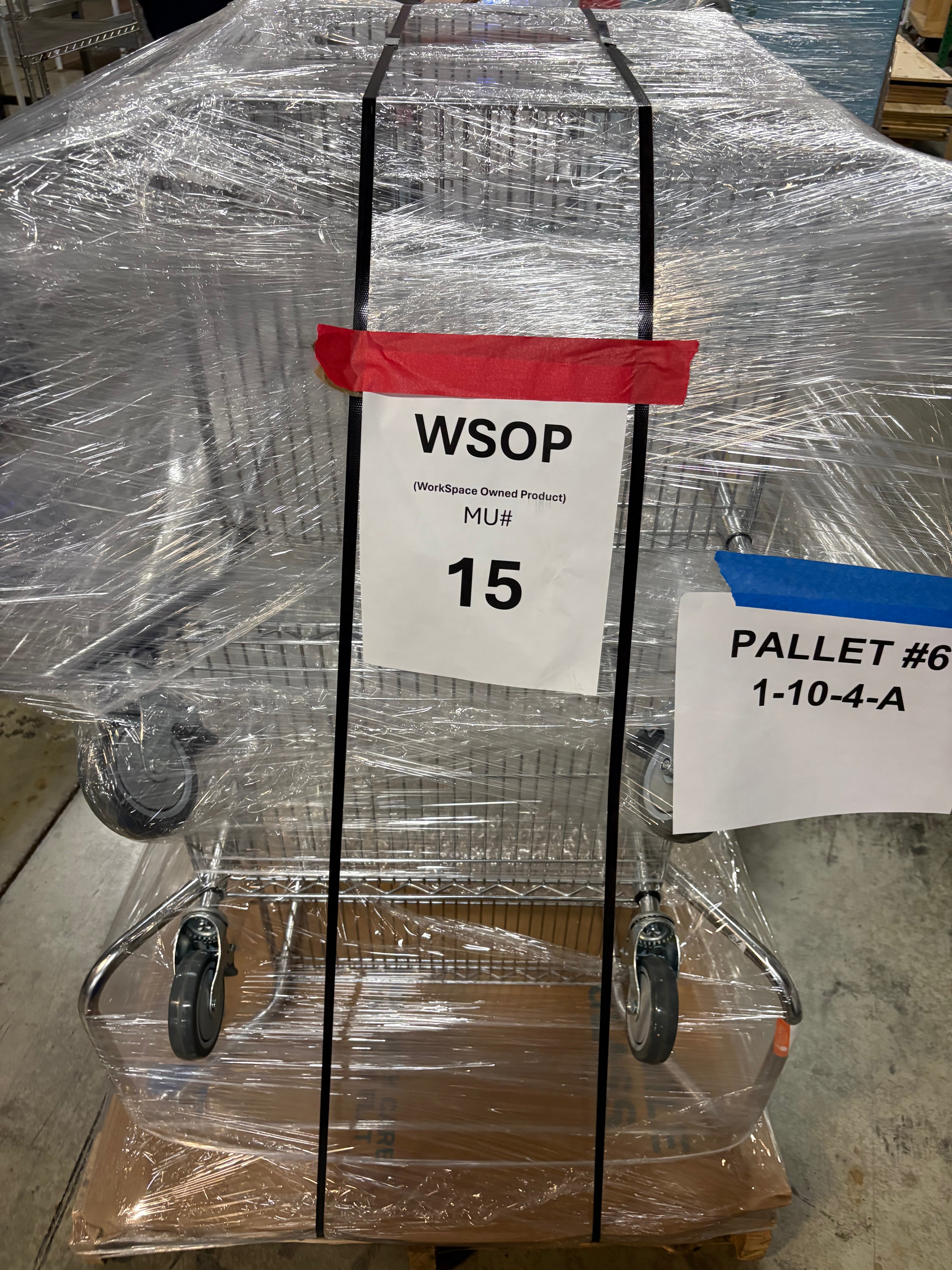 Used Uline Metal Cart