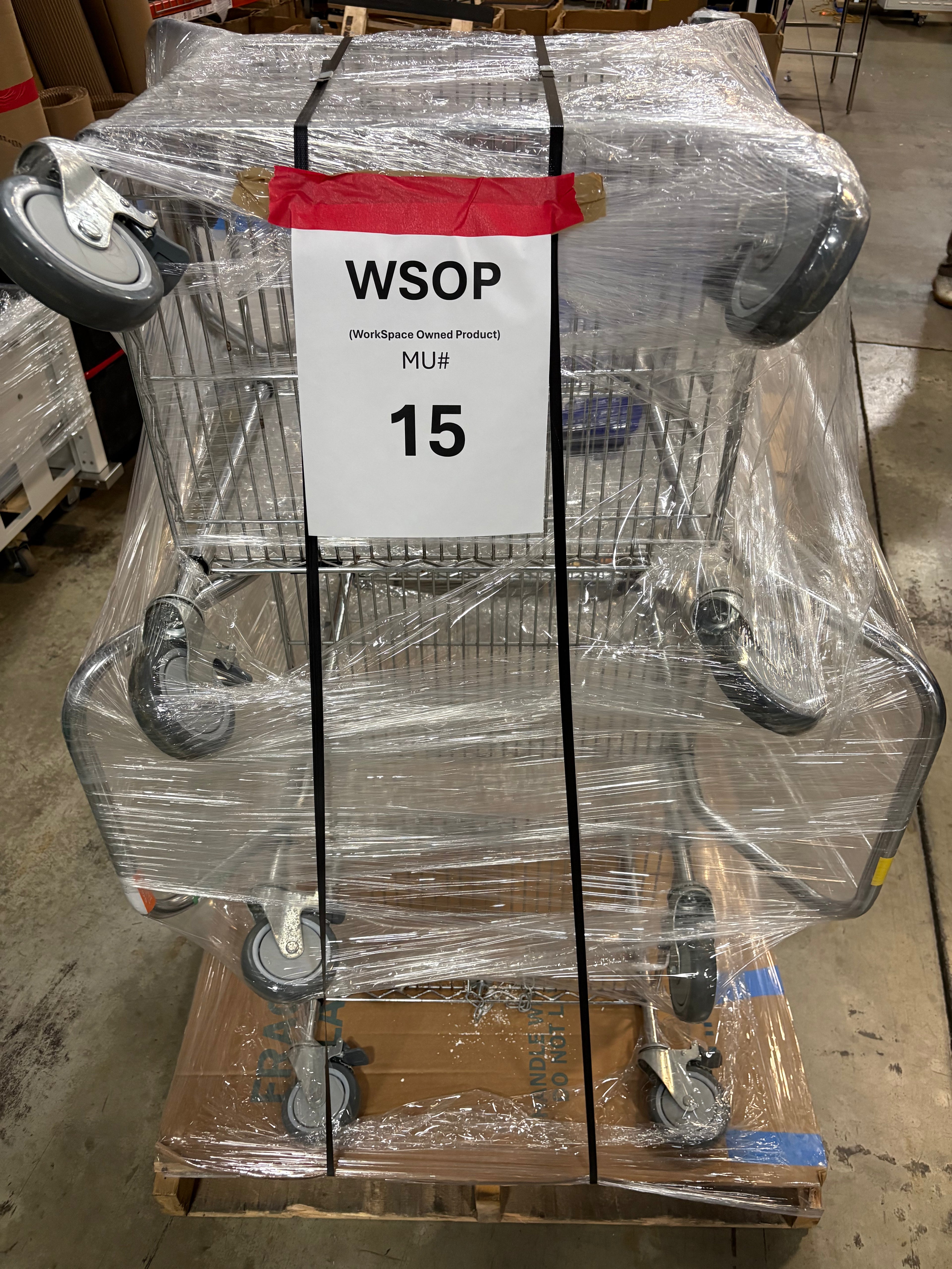 Used Uline Metal Cart