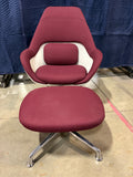 Like New 2017 Coalesse Chair & Ottoman