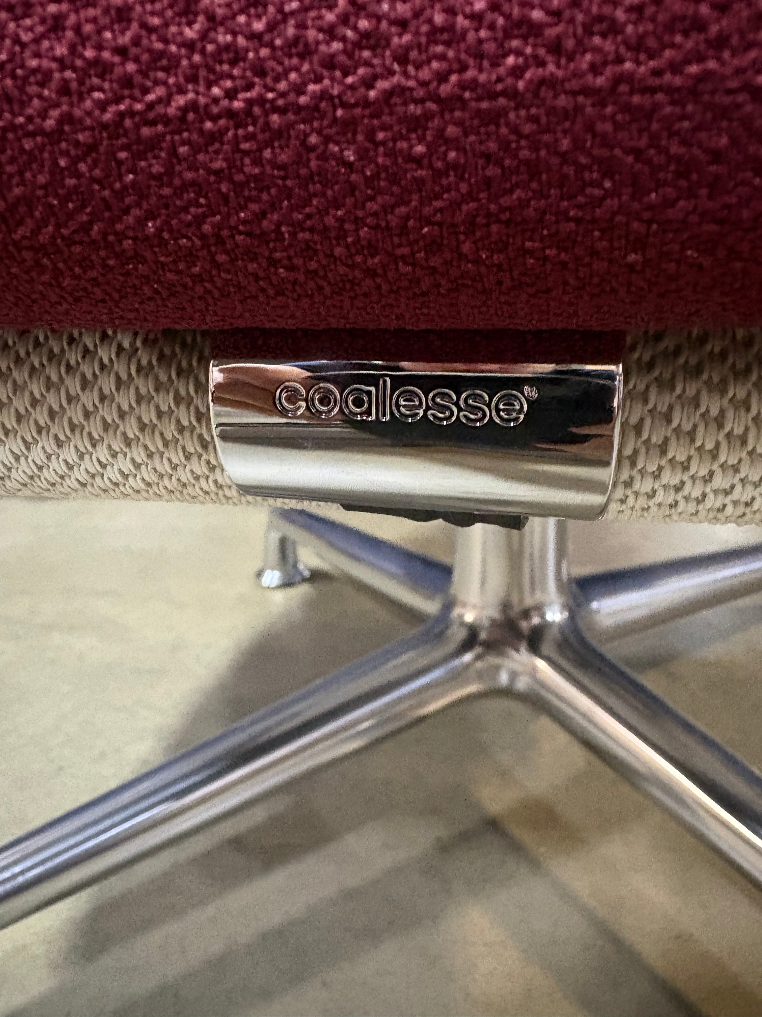 Like New 2017 Coalesse Chair & Ottoman