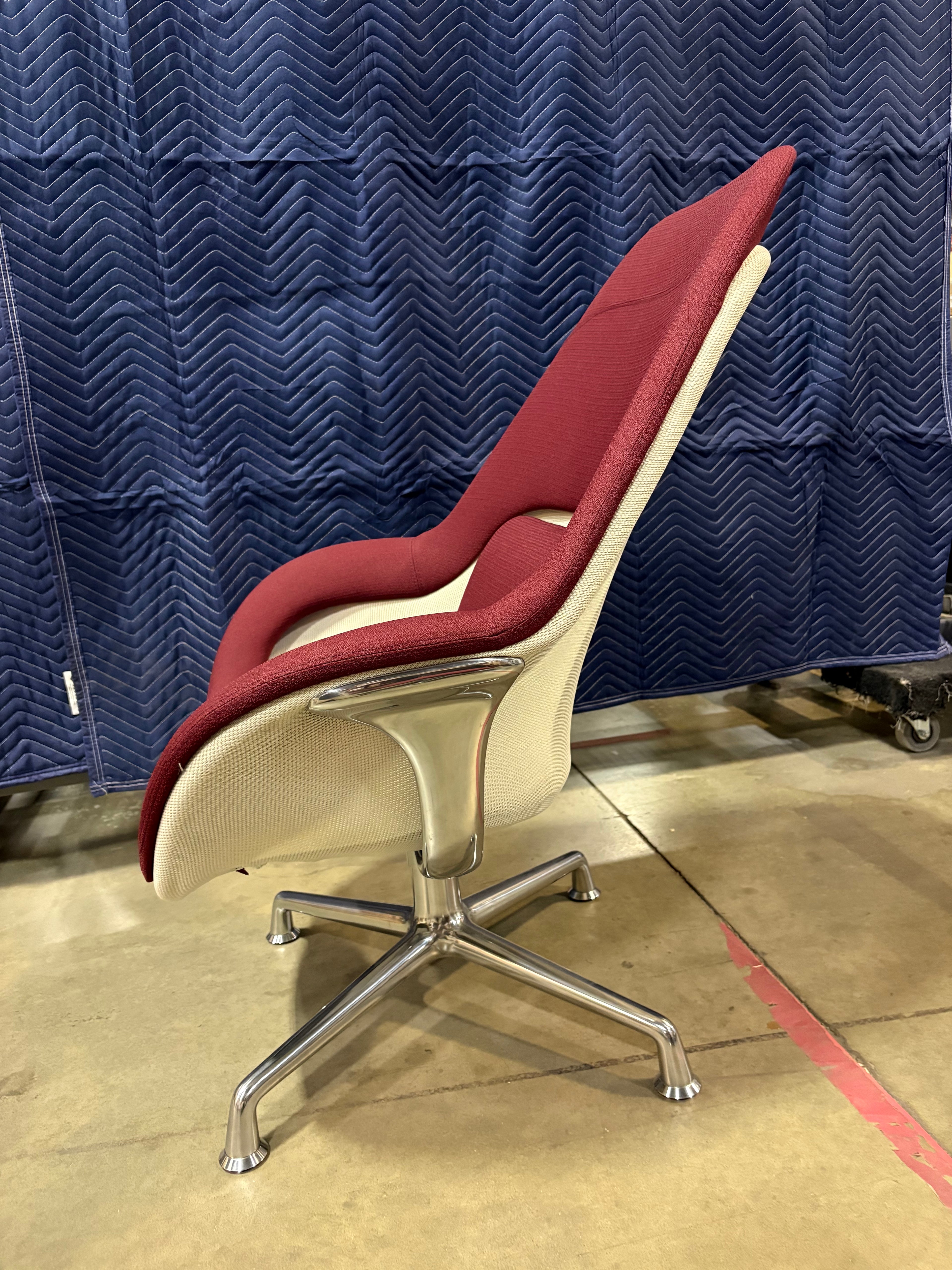 Like New 2017 Coalesse Chair & Ottoman
