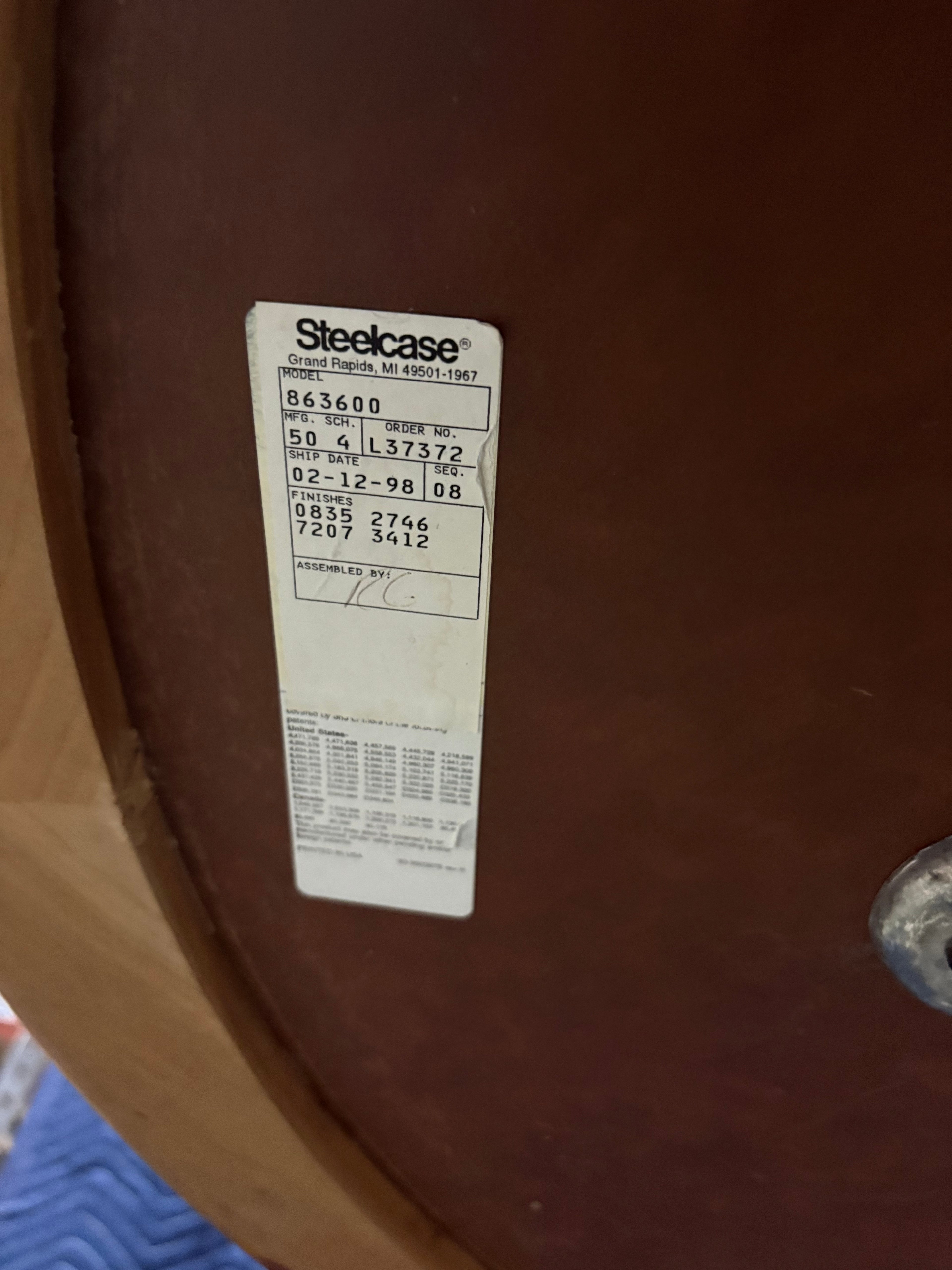 Used 1998 Steelcase Table