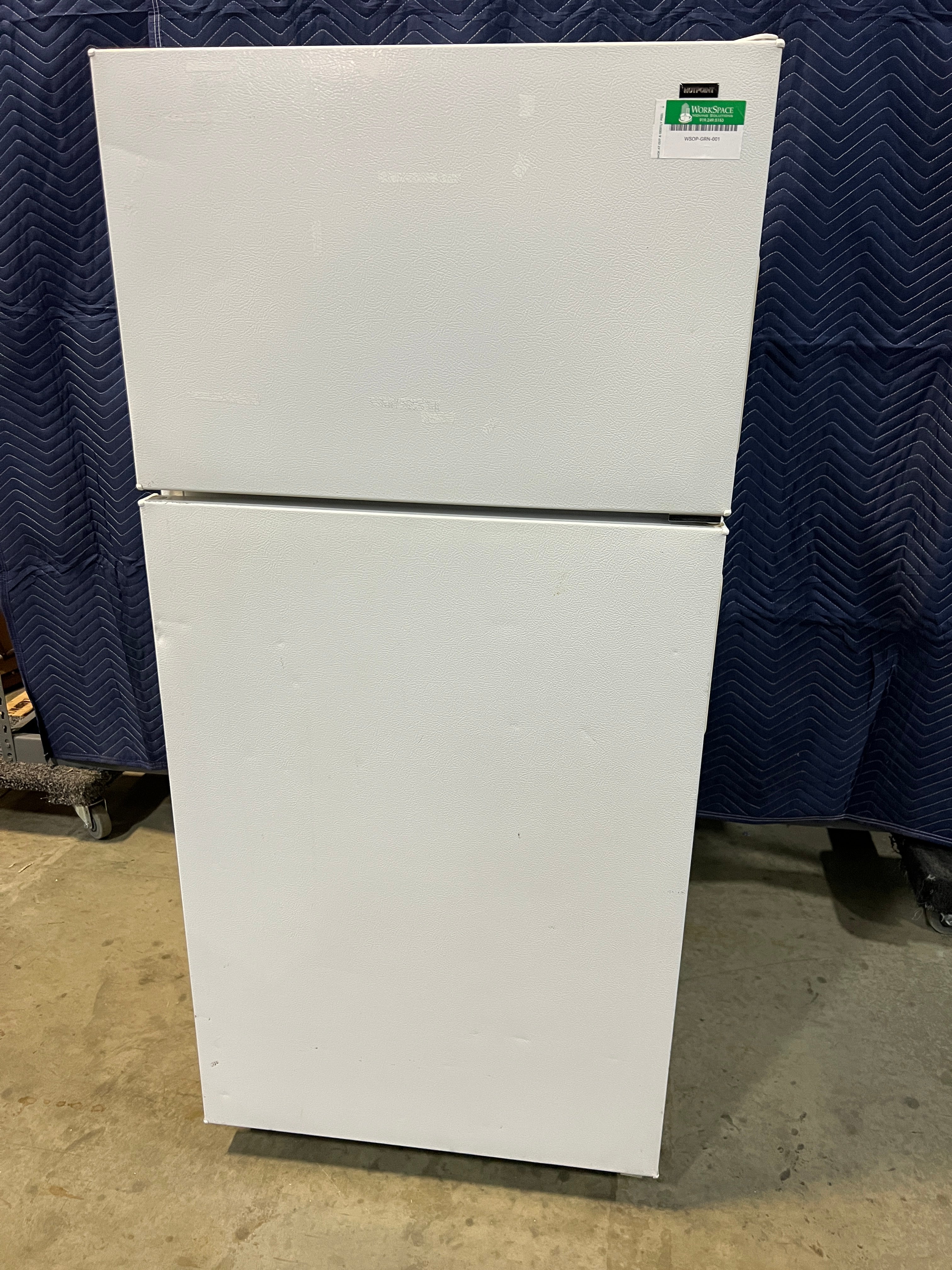Used Hotpoint Brand Refrigerator/Freezer (WSOP-GRN-001)
