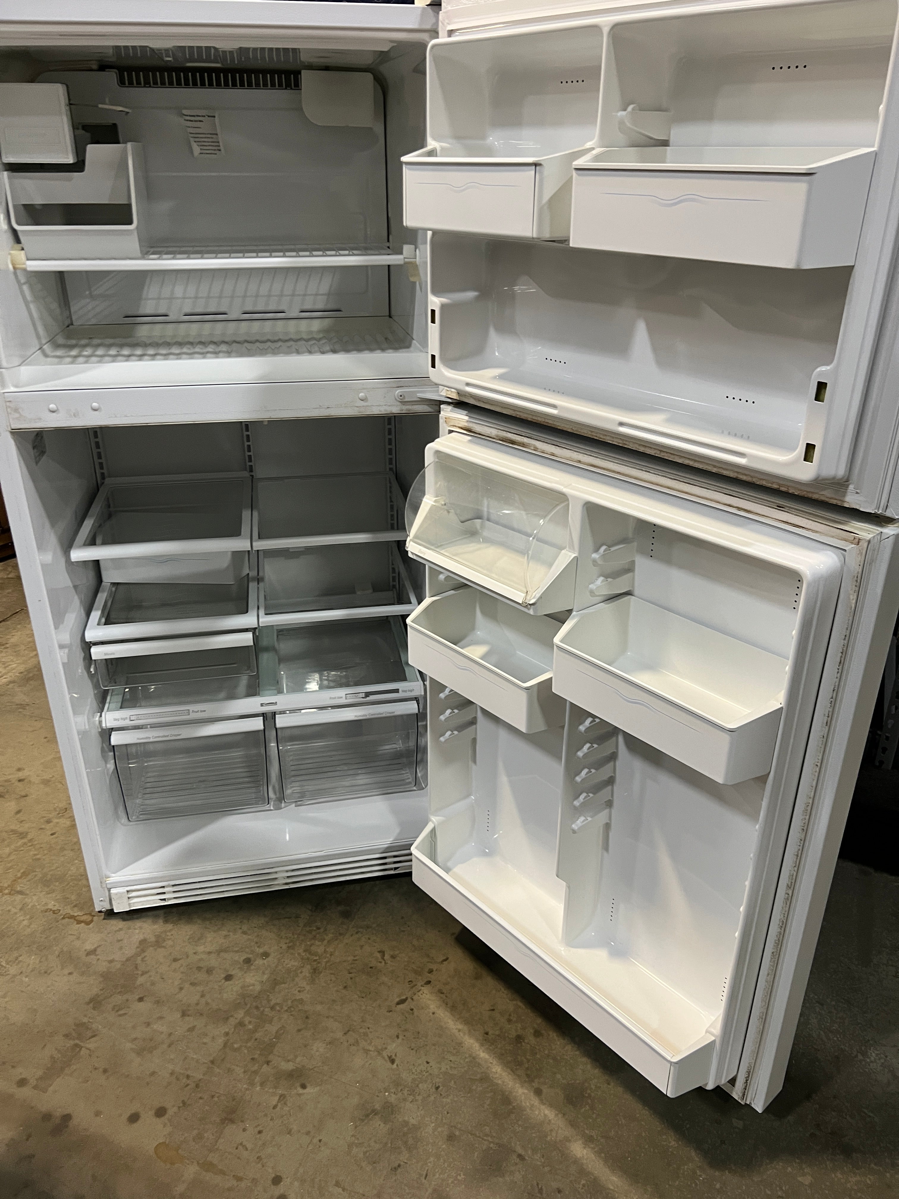 Used Kenmore Refirgerator/Freezer (White)