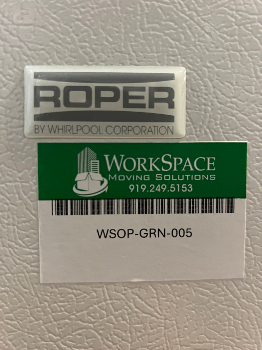 Used Roper Refigerator/Freezer (White)