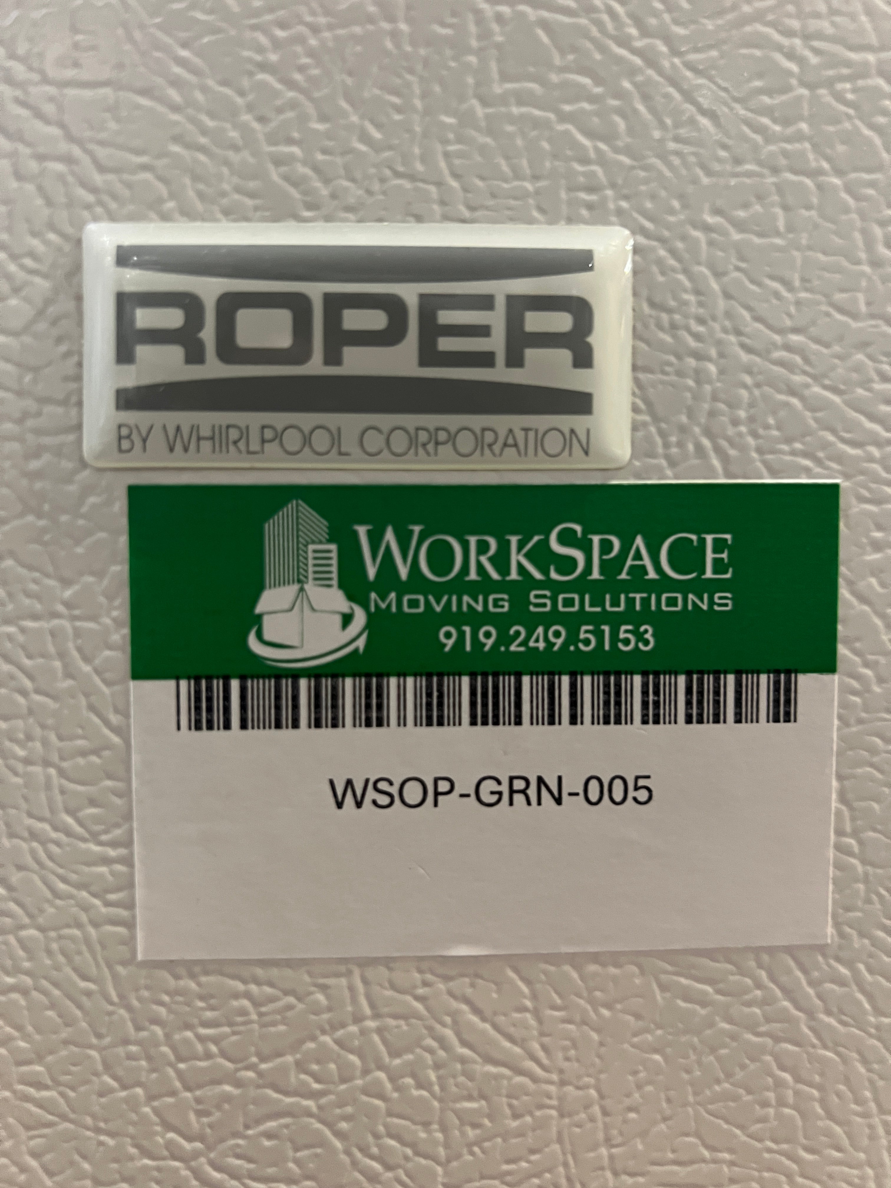 Used Roper Refigerator/Freezer (White)