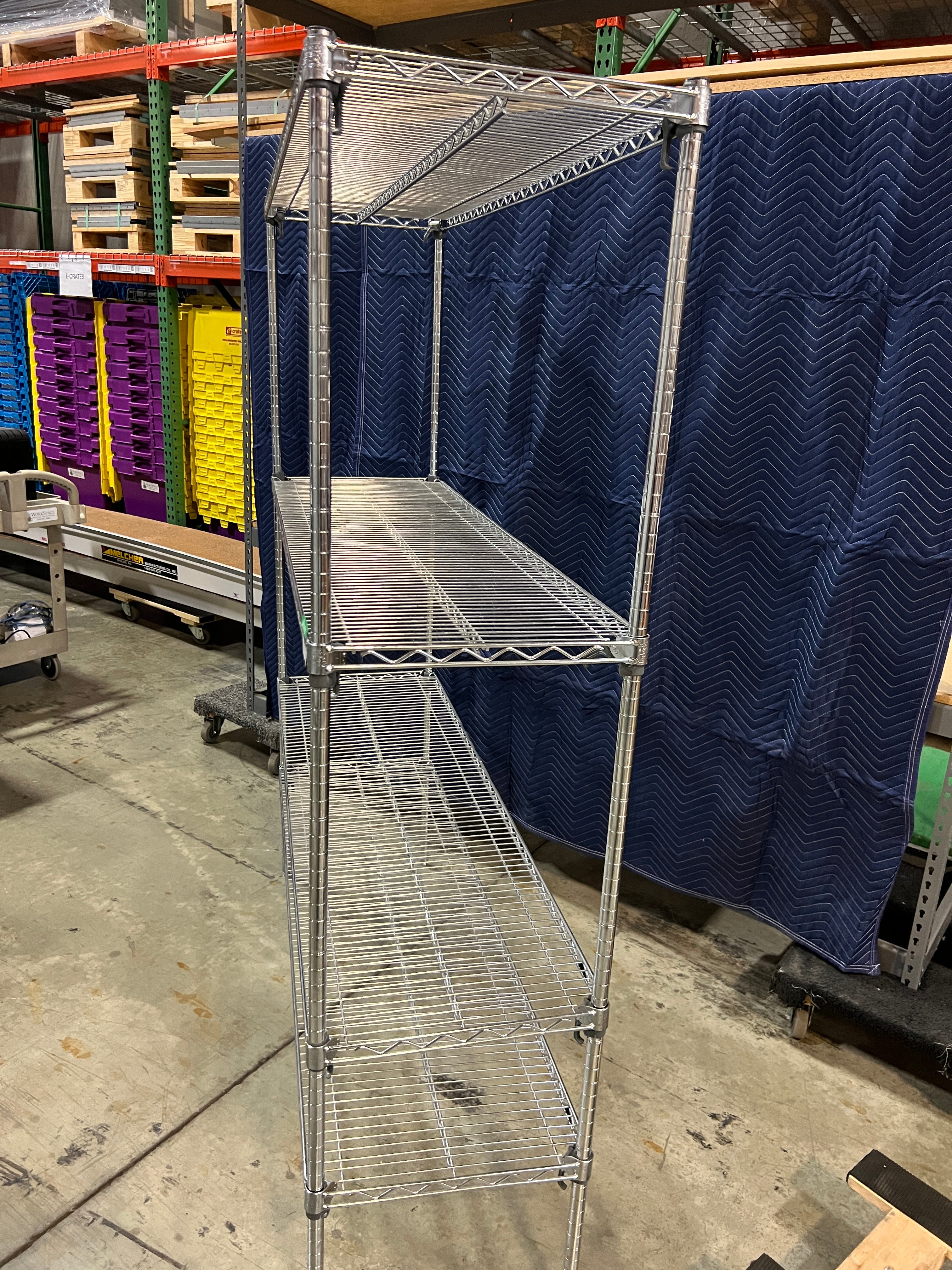Used 4 Shelf Metro Rack