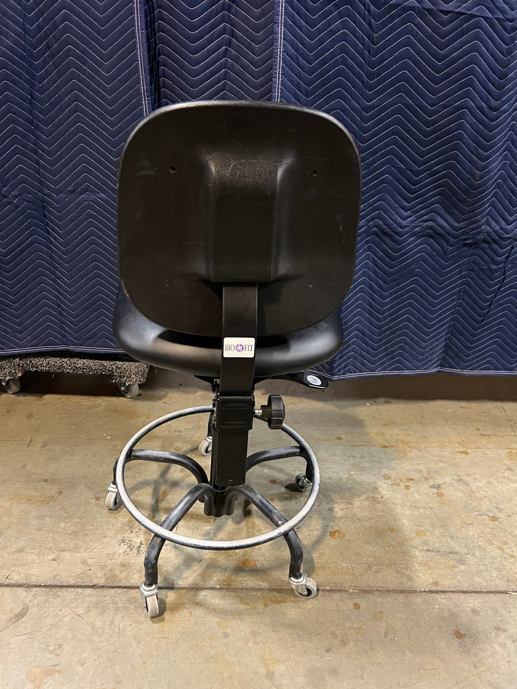 Used Biofit Black Rolling Chair