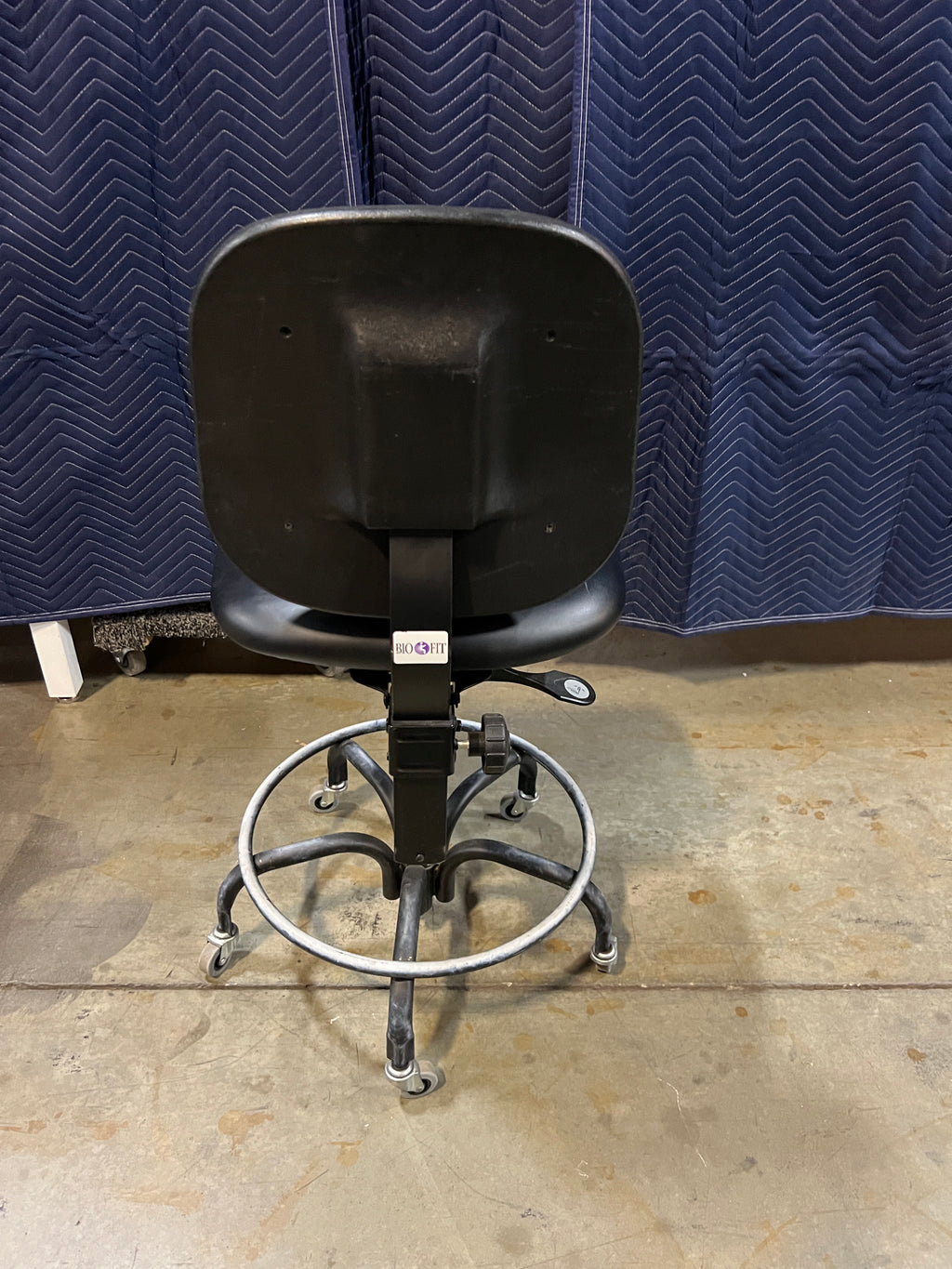 Used Biofit Black Rolling Chair