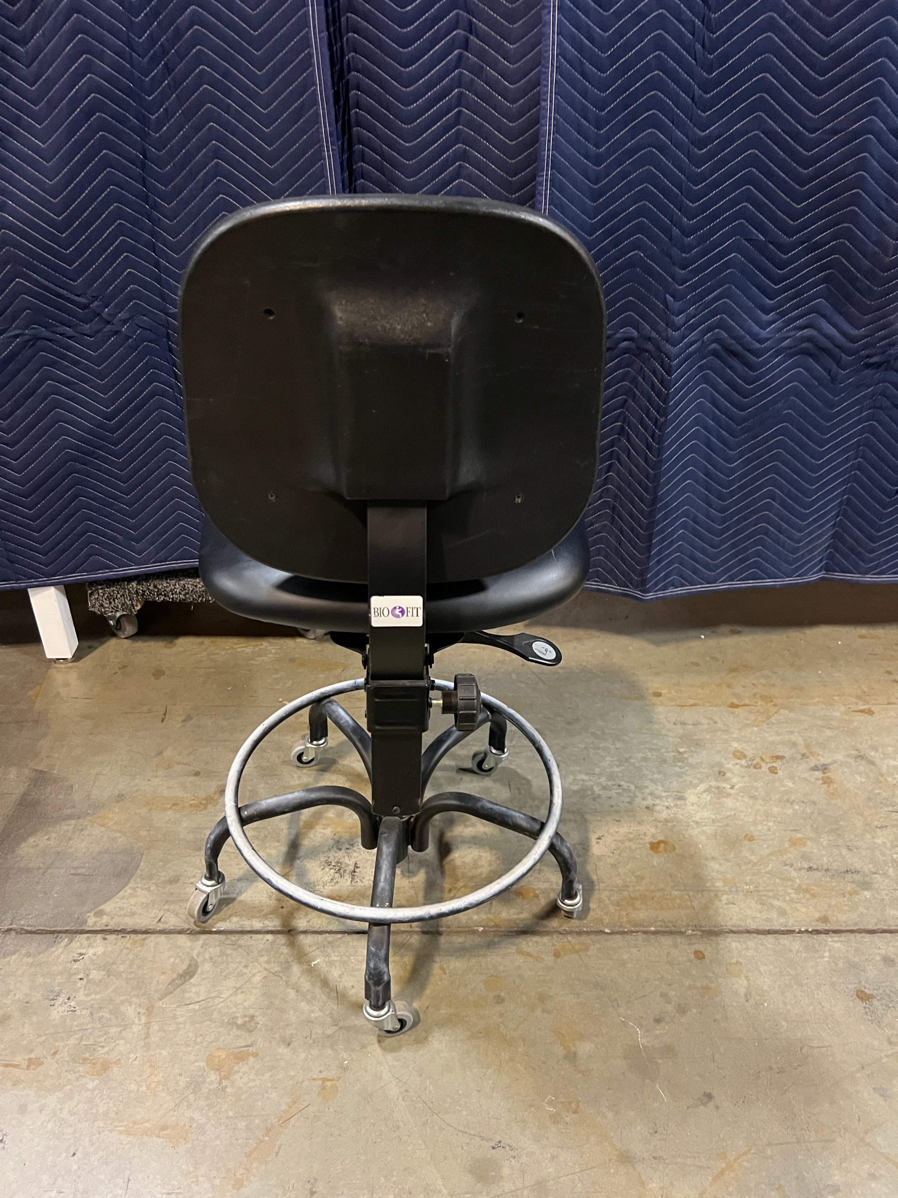 Used Biofit Black Rolling Chair