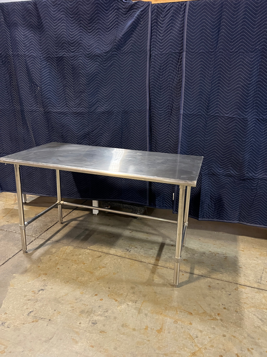 Used Uline Stainless Steel Table