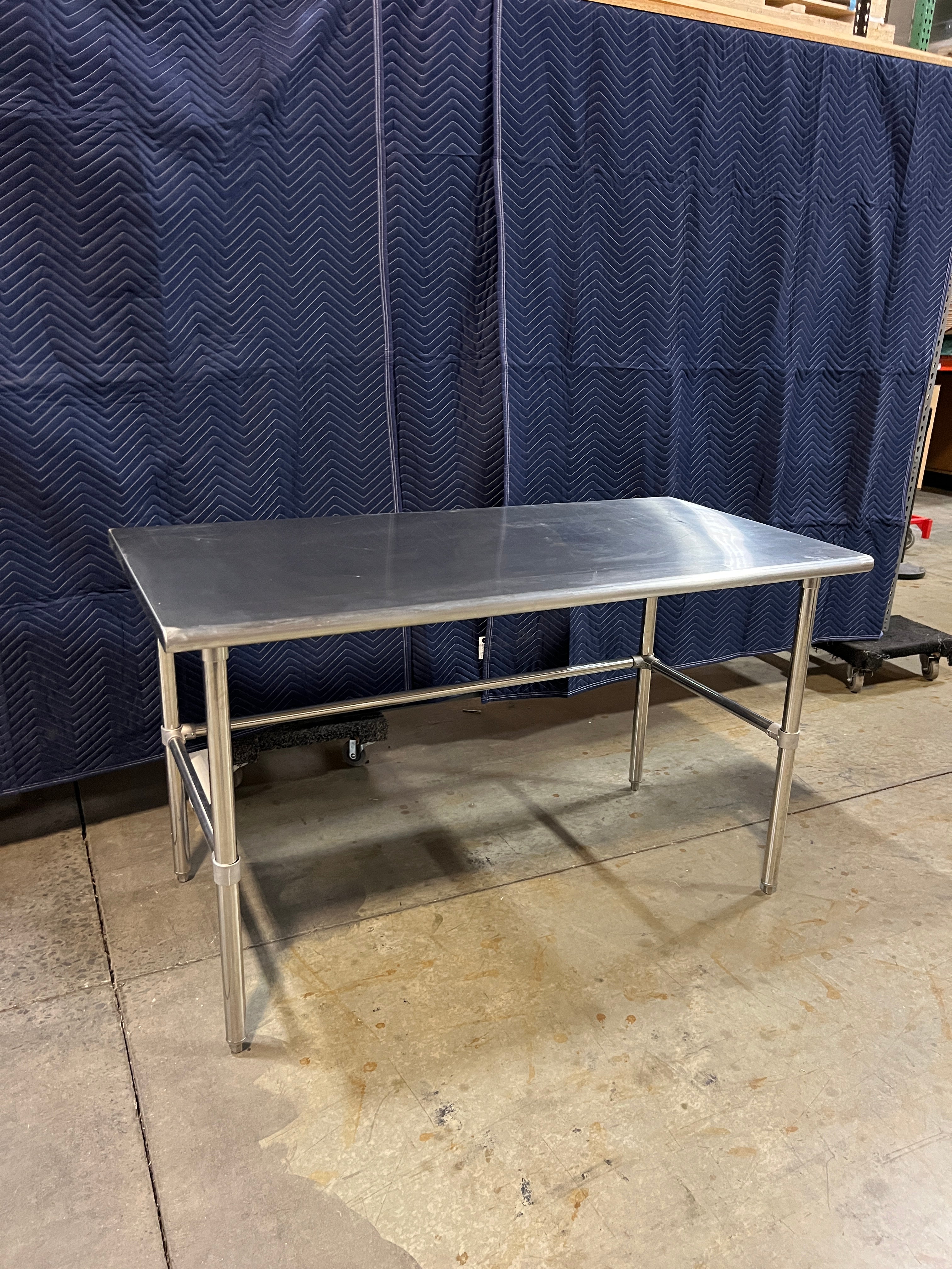 Used Uline Stainless Steel Table