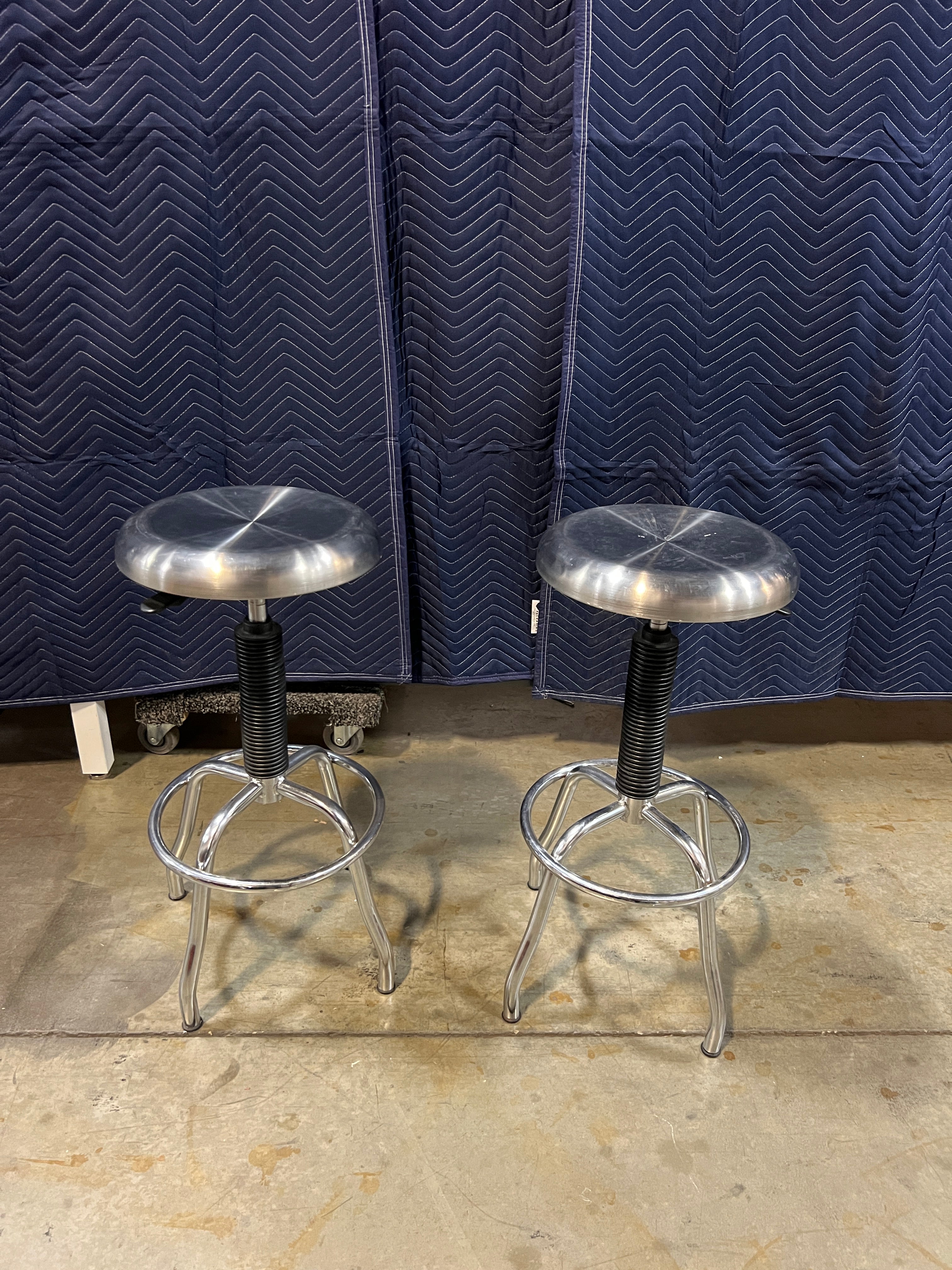 Used Seville Classics Stainless Steel Pneumatic Adjustable Work Stool