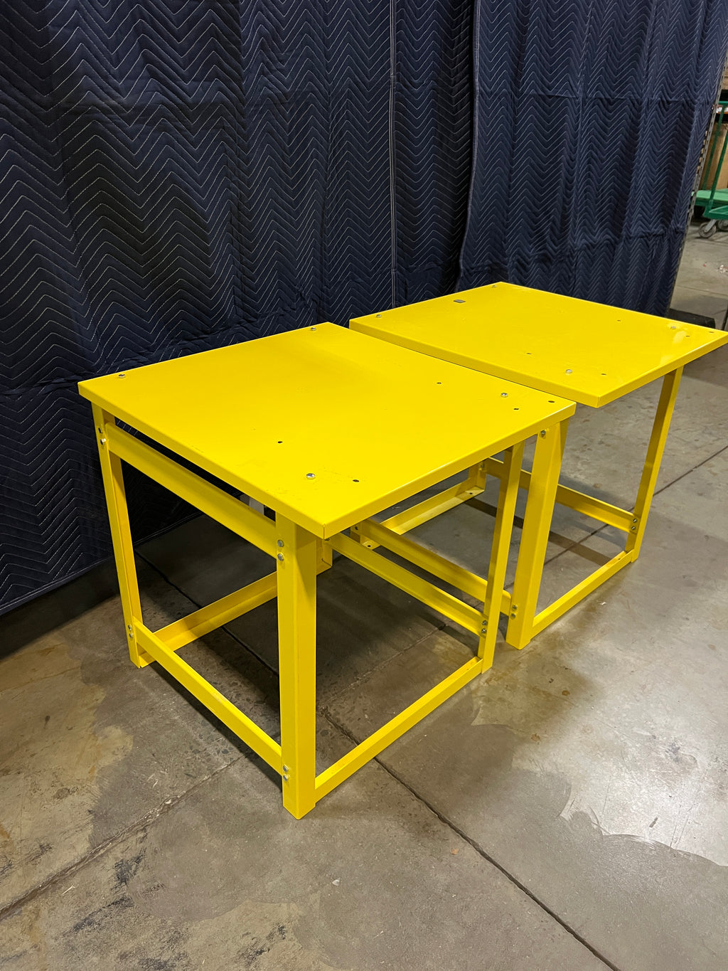 Used Yellow Utility Table