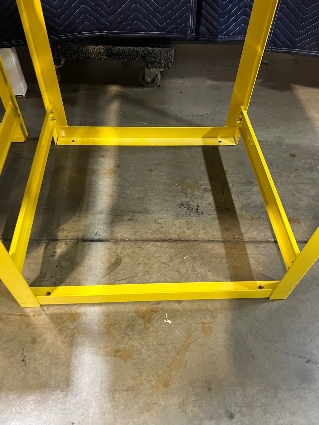Used Yellow Utility Table