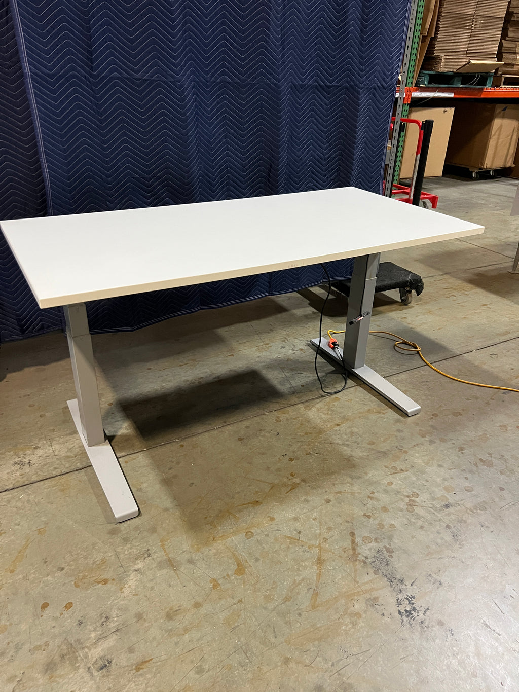 Used Sit/Stand White Desk