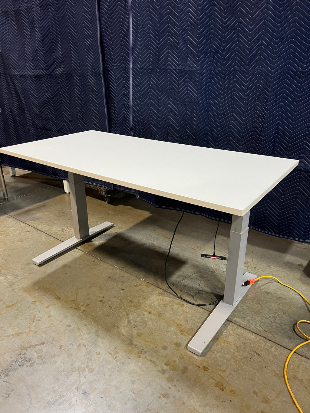 Used Sit/Stand White Desk
