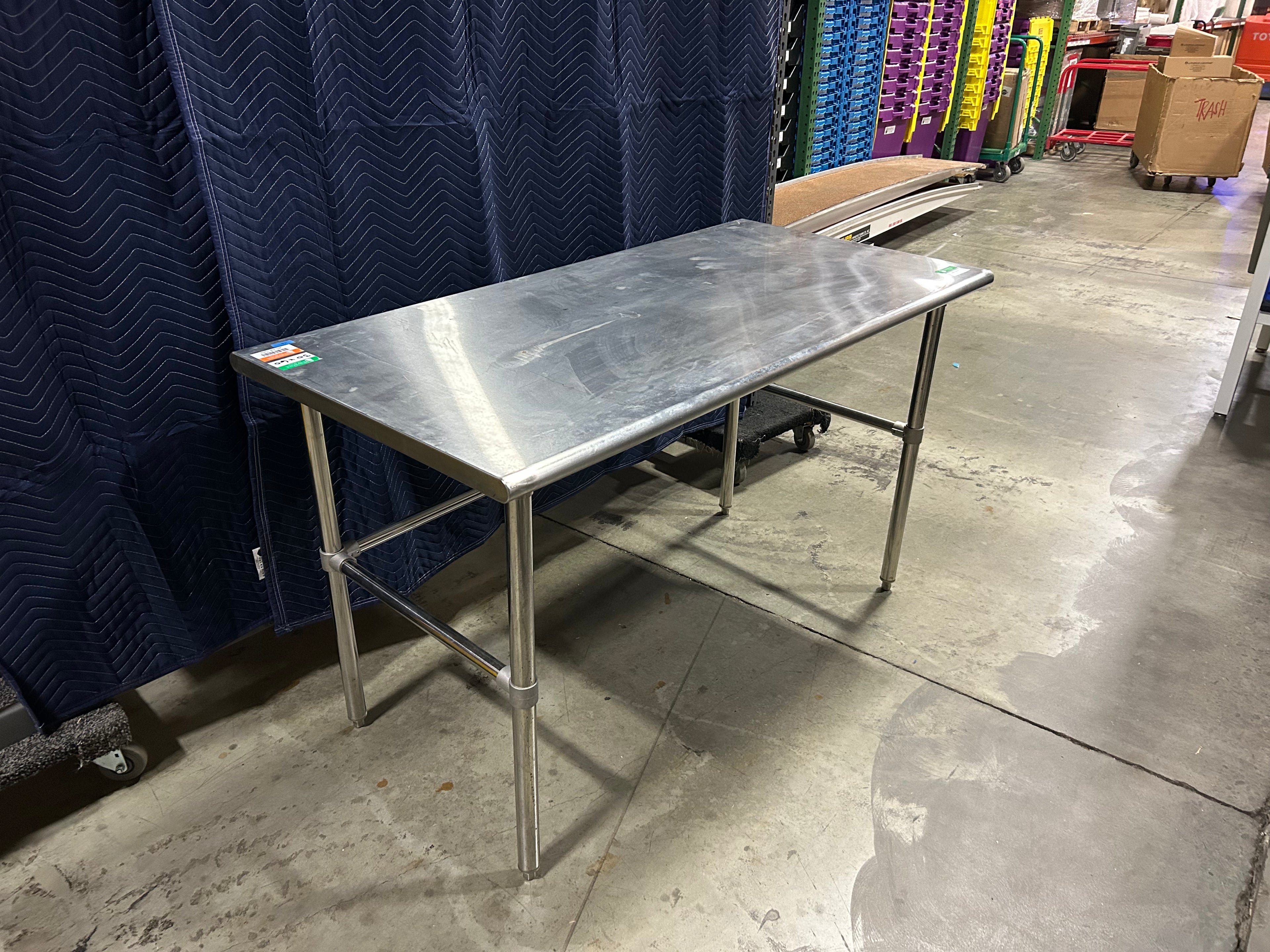 Used Stainless Steel Worktable