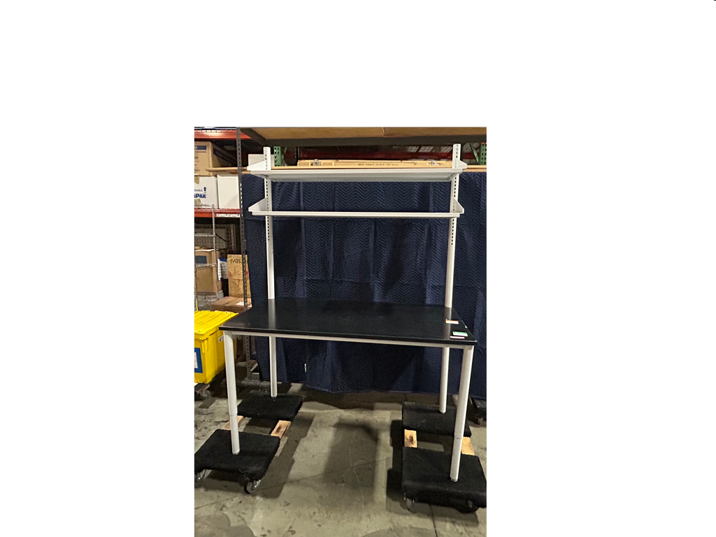 Used Lab/Work Bench With 2 Shelves