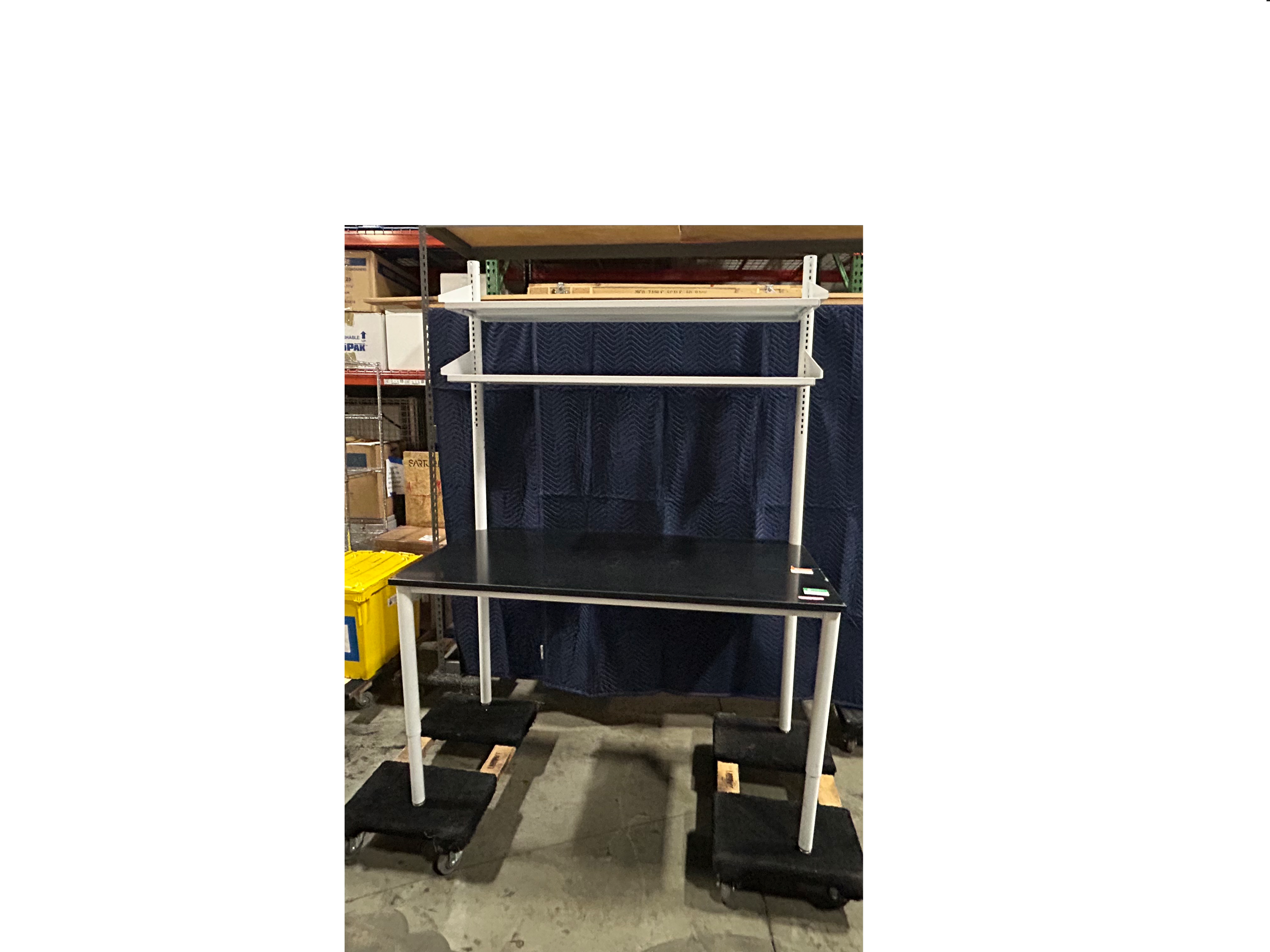 Used Lab/Work Bench With 2 Shelves