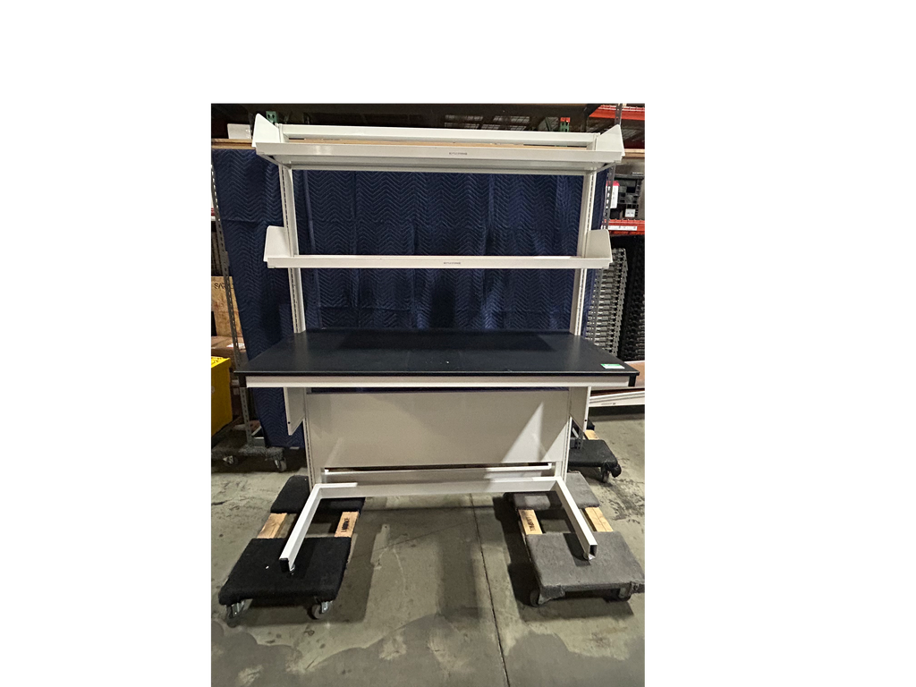 Used Lab/Work Bench With 2 Shelves