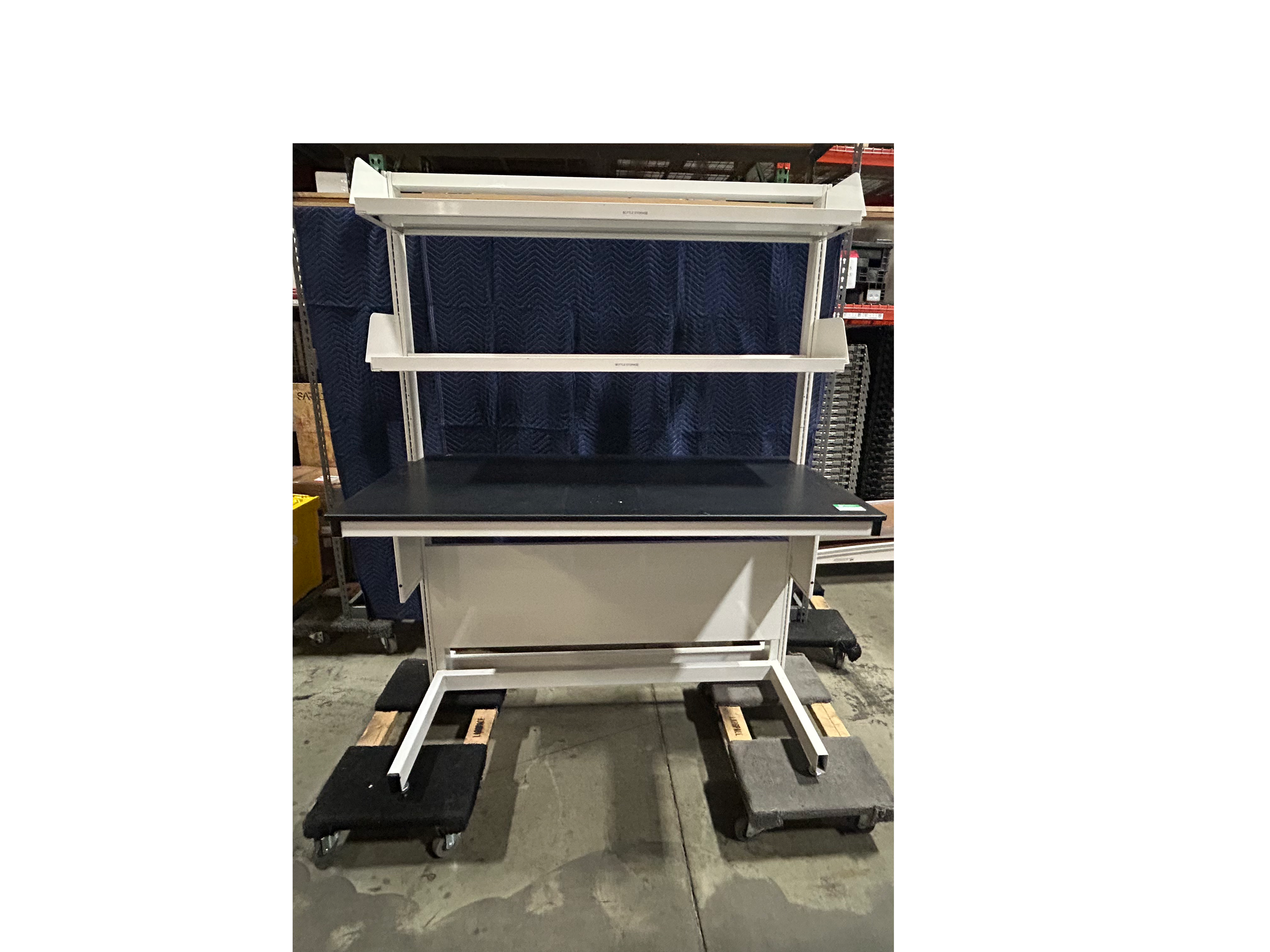 Used Lab/Work Bench With 2 Shelves