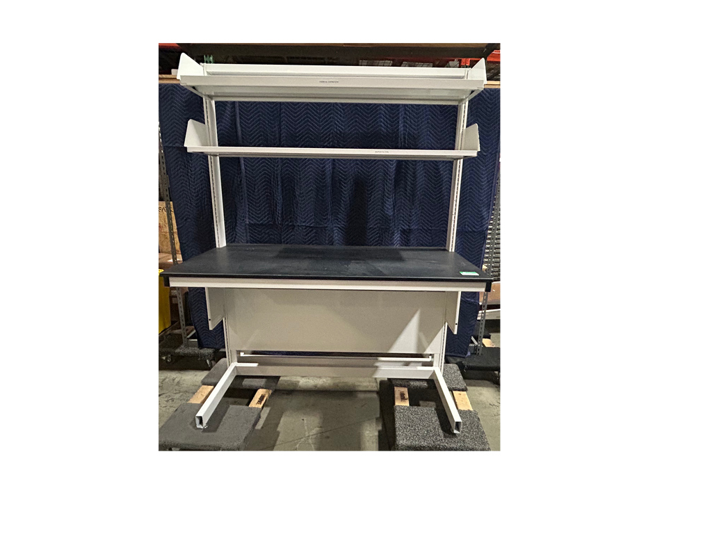 Used Lab/Work Bench With 2 Shelves