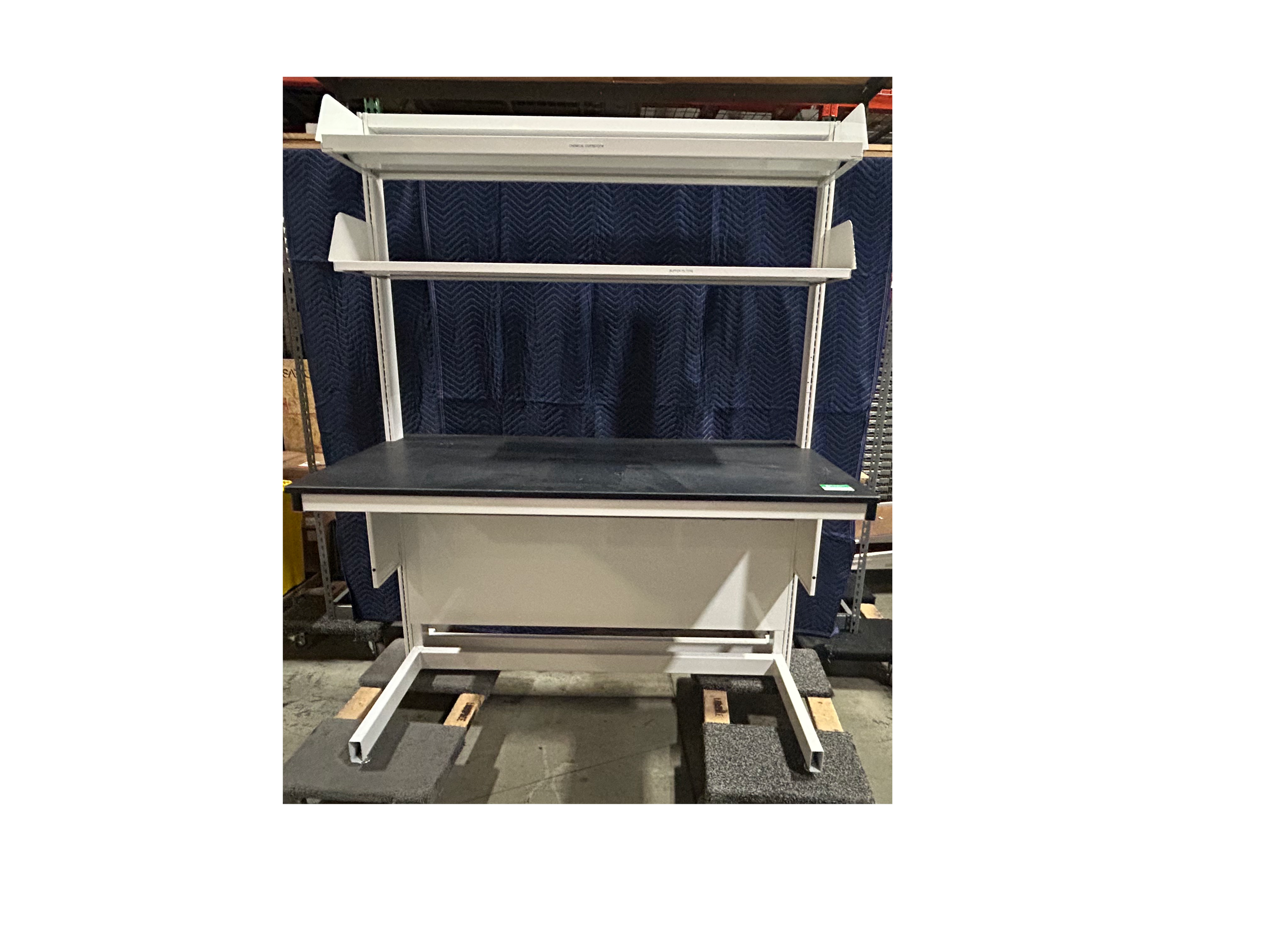Used Lab/Work Bench With 2 Shelves