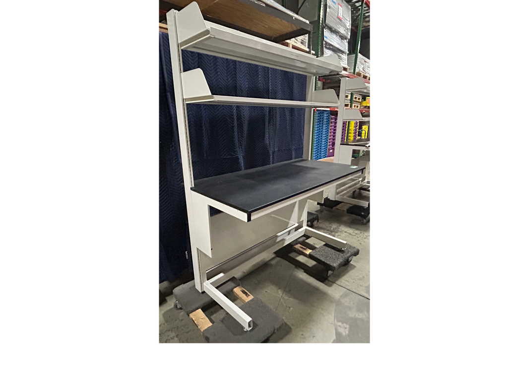 Used Lab/Work Bench With 2 Shelves