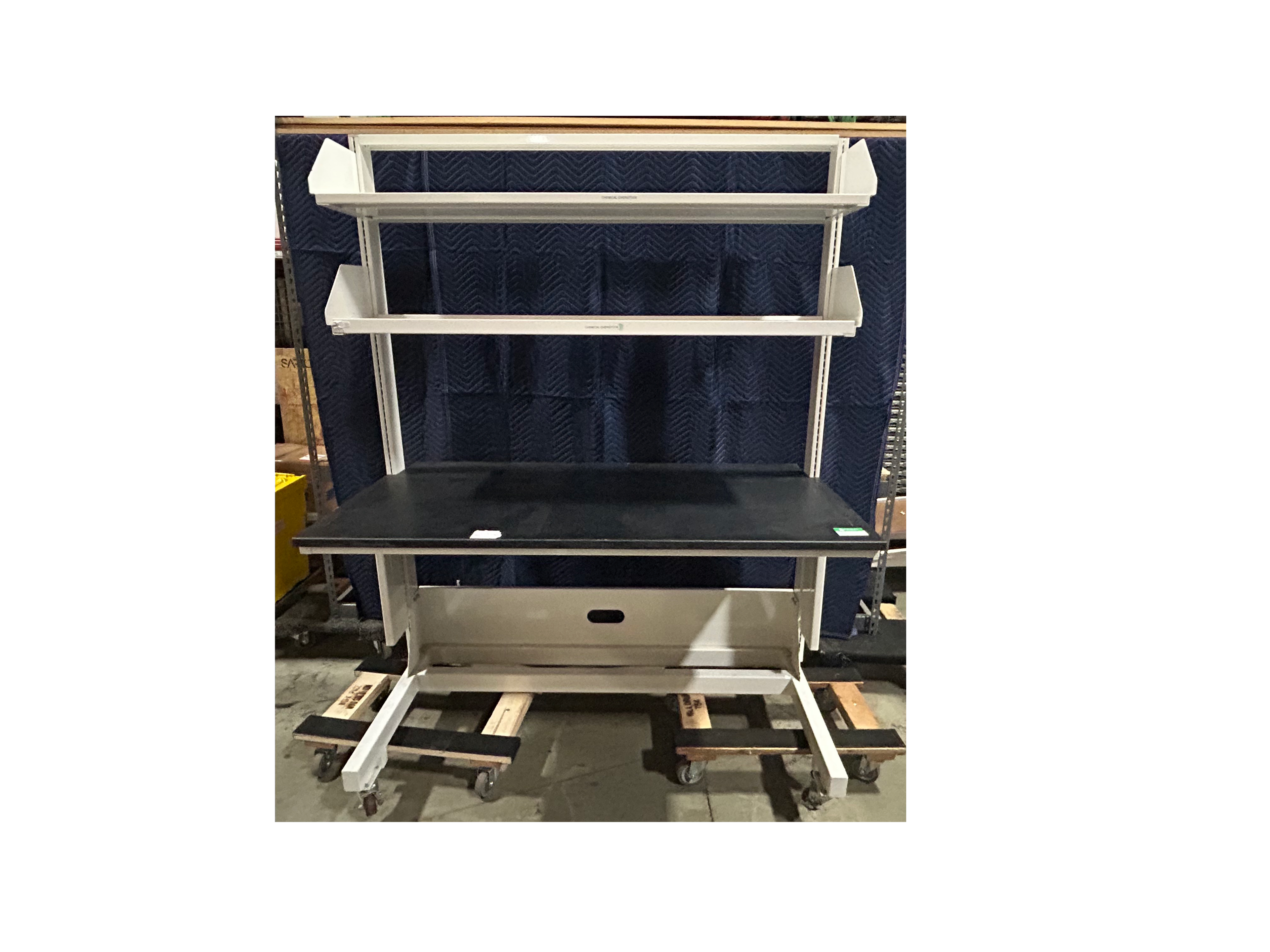 Used Lab/Work Bench With 2 Shelves