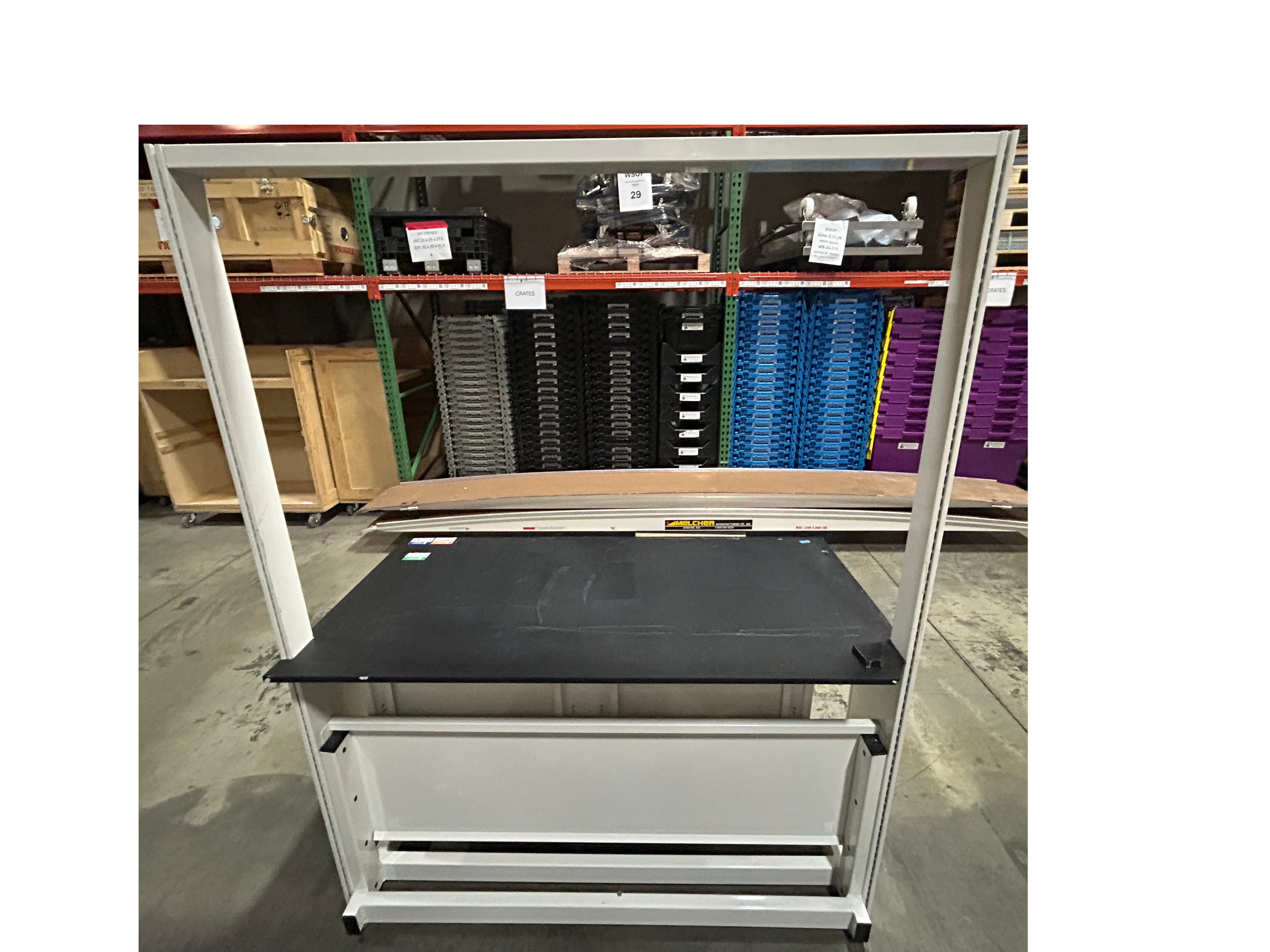 Used Lab/Work Table With 4 Drawers