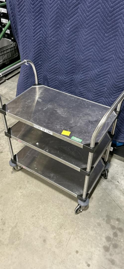 3 Tier SS Metro Push Cart